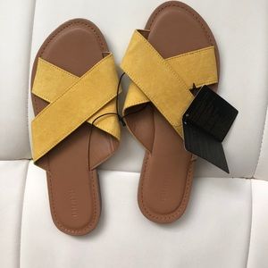 Yellow sandals Forever 21
